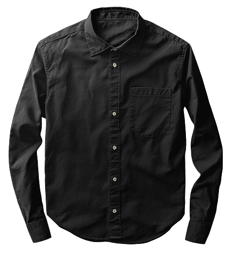 Image of Black Washed Shirt